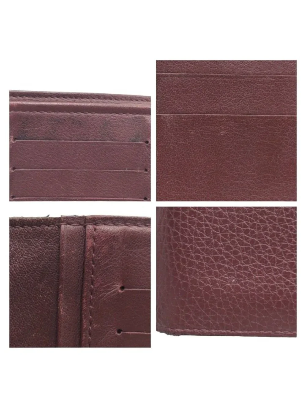 Louis Vuitton Taurillon Portefeuille Brazza Brown Silver Leather Wallet Billfold